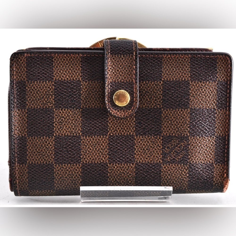 Louis Vuitton Damier Ebene French Purse Wallet EUC